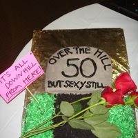 Over The Hill I made this cake for my Mom who turned 50. We threw her a surprise party and this cake was a hit!