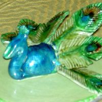 Practice Peacock - First View Inspired by all the sculpting and molding that I've seen on CC lately...Got my inspiration while flipping channels and saw peacocks on...