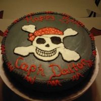 Pirates Skull skull cake for pirate b/d. Butter cake with butter cream icing and marshmellow filling