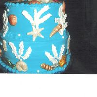 Under The Sea This cake is marble with buttercream icing. The cake was for a three year old girl she love it alot and so did her family.