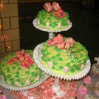 Flowers Galore My daughter Camila's 15th birthday. She loves roses and butterflies so I put real rose buds and fondant butterflies. The cupcakes had...