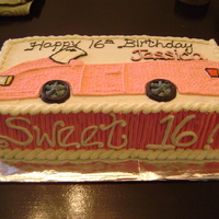 Sweet 16 Pink Convertible This did have a side-view pic of the birthday girl put on at the party... this was a 'before' pic... and it kinda looks like a...