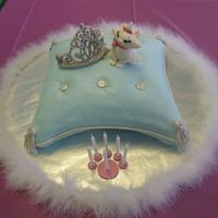 Aristocats Marie Kitty Pillow Tiara Cake My daughter wanted a "princess kitty" cake, and settled on Marie from the Aristocats. She wanted a tiara, and I followed...
