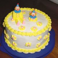 Clown Cake This is my clown cake from Wilton Course I.