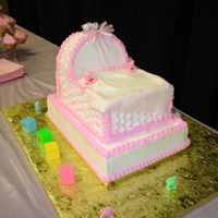 Baby Bassinette Had seen this done a few times and wanted to try it myself. Was for a friend of ours who is execting a girl. Went with teddy bears as this...