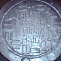 Teenage Mutant Ninja Turtles 2 Top view of the lid to my TMNT cake