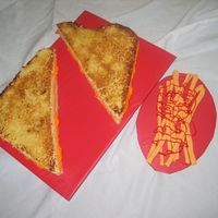 Grilled Cheese Cake I made this cake for my grandmother who ALWAYS orders a grilled cheese sandwich no matter where she is-even if it isn't on the menu....