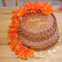 Engagement Party Cake This was the very first cake that I have ever done that was this detailed. It took awhile and it is far from perfect but I am happy with it...