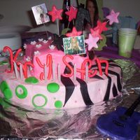 The Best Of Both Worlds Hannah Montana This cake was done for my daughters 7th birthday. Its all about Hannah Montana, The Best Of Both Worlds. It is buttercream icing with...