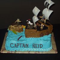 Pirate Cake View 2 Another view of my pirate cake!