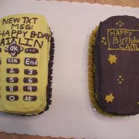 Cell Phones Cell phones for a young pre-teen who is eager to get one now that she is "old" enough. She thought the cakes were cool. I used a...