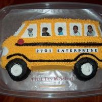 First Day Of School This was another one of my first cakes. I made this for my son and nieces. Again, I would use a different background next time.