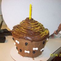 Giant Cupcake thanks for the cakecentral bakers for you ideas and inspiration