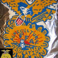 Ffa Cupcake Cake This was done for an FFA chapter which had requested a replica of the FFA logo (lower, left-hand corner). 75 cupcakes make up this cake,...