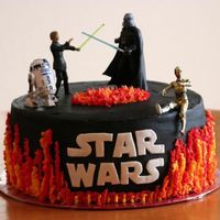 Starwars ice cream cake. based on a cake made by iloveconfections.