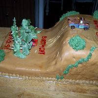 Cactus Mcqueen Birthday My son is crazy about cars, so here is yet another cars cake. This is the scene in the movie where Lightening takes a dive into the cactus...