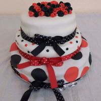 Poka Dots My first fondant cake that was also my birthday cake a few years ago. I had no idea what I was doing, it was before I took classes but it...