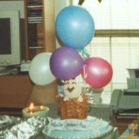 Mary's Baby Shower Cake With Justin Mary's suprise baby shower for Justin. This was a fun cake to make! White cake w/butter cream icing. "Sign" is printed on...