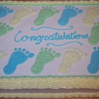 Baby Shower Footprints 