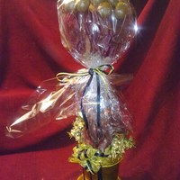 Cake Ball Topiary I hate this photo, the lighting is horrible and so is the camera. But I spent 2 days making 10 of these and just think its a shame not to...