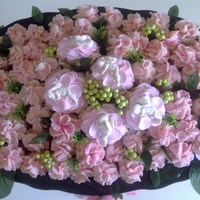 Cupcake Bouquet Centerpiece for baby girl