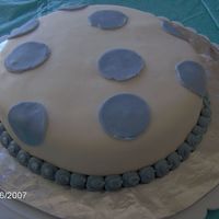 1St Fondant Cake Tried out MMF for the 1st time.