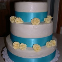 Last Minute Wedding Cake I was asked by a friend of a friend to make this last minute wedding cake.(Bride did not know that you couldn't order a wedding cake 1...