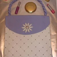 Purse And Make-Up Got the inspiration from christeena. It was fun to do. The make-up are made from chocolate molds and I colored with luster dusts.