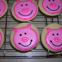 Year Of The Pig These are my second attempt at pigs for a Lunar New Year playgroup for my son. The first I used an icing that was way to hard for little...