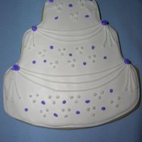 Wedding Cake With Colour Then I added a little bit of colour to it!