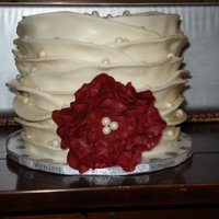 1St Anniversary WASC with Vanilla Bean Cheesecake Mousse and Fresh Blackberries. This was for my brother and sister-in-law. First anniversary