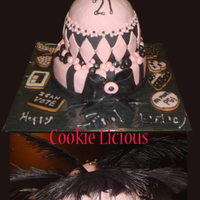 Lady In Pink That was for a 21 year old girl, requested to be so girly and thats how it came! with cookies.