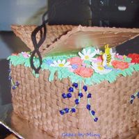 Basket Of Flowers For Mom 