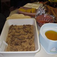 Kitty Litter Cookies And Potty Training Jello These were my contributions to a Halloween Party in 2006. This is my own Kitty Litter cookie recipe (not the one going around the internet...