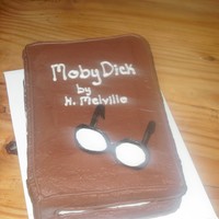 Book chocolate icing. gumpast glasses.