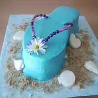 Flip Flop Cake This was my first attempt a ta flip flop cake. i got the idea for the beeded straps from another cake on here. i decided it would add a...