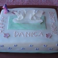 Tissue Box Birthday Cake I made a tissue box cake for my daughter's first birthday because she has always loved playing with tissue boxes.