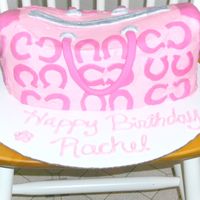 Purse Cake this was my first attempt at a purse cake. It is bc with fondant accents. Didn't turn out quite like I'd hope I just ran out of...