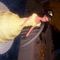 Belle Cake This cake was for my boyfriend's little sister's birthday. It is Belle from Beauty and the Beast. This was one of my first...