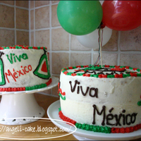 Mexican Independence Cake This cake was made for celebrete the independence of Mexico...the guests was mexican kids in Stockholm, Sweden