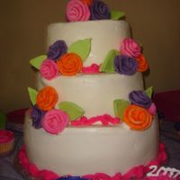 Fiesta Graduation Cake I made this for my sisters fiesta themed graduation party.