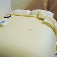 My Bed... Believe it or not, this was a final for one of my Art and Administration classes! I was so excited! It's a chocolate cake with all...