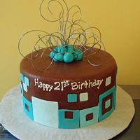 Geometric Diva MMF decorations with metal wire