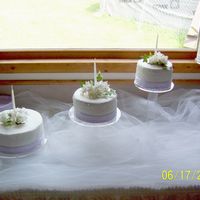 Heather Purple satin ribbon was used.