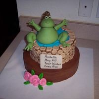 Frog Wishing Well Here is the birthday cake that I made for my daughter. Thanks to CakesUnleased for sending Tuggy's instructions for the frog. My...