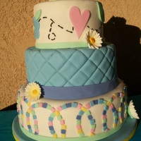 Country Quilt This is the cake I entered in the Southern New Mexico State Fair this year. Judging is this afternoon, so I'll have to edit this later...