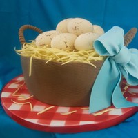 Egg Basket I made this cake for the Southern New Mexico State Fair. I used Sharon Zambito's tutorial for an Easter egg basket as inspiration. I...