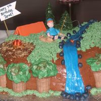 Campsite Cake My SIL and I made this for her son's birthday. He loves to camp, and we couldn't think of any other theme for his cake, so this...
