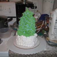 Just A Practice I was trying out a technique I saw in a mag and I was also trying a new frosting.