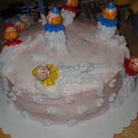 One Of My First Class Cakes I did this back in late July. I LOVED doing this cake! It was so fun.It was a red velvet cake and the icing job leaves much to be desired...